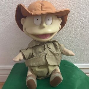 Rugrats Talking Safari Tommy Pickles 16" 1998 Mattel Doll Plush  Works